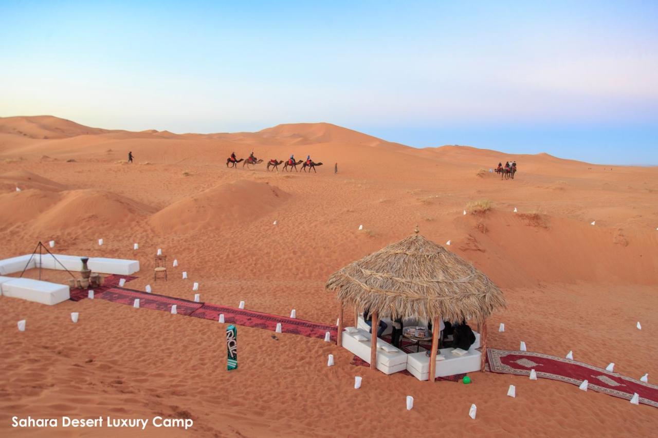 Sahara Desert Luxury Camp مرزوكة المظهر الخارجي الصورة
